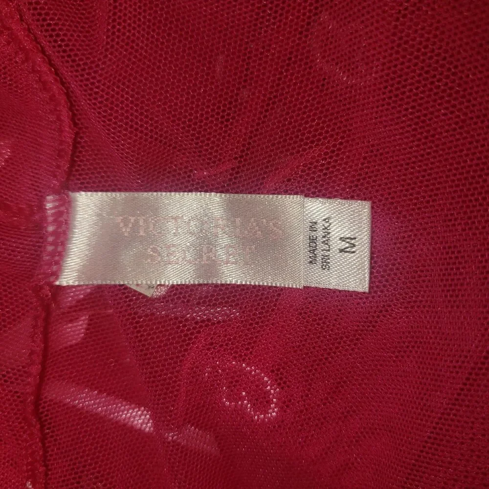 Vintage 90's Y2K Victorias Secret Pink Camisole Top with Hearts Size Medium